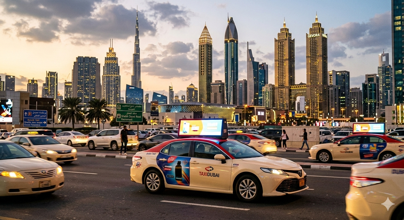 Taxi Advertising ROI in Dubai Cost vs Results Breakdown