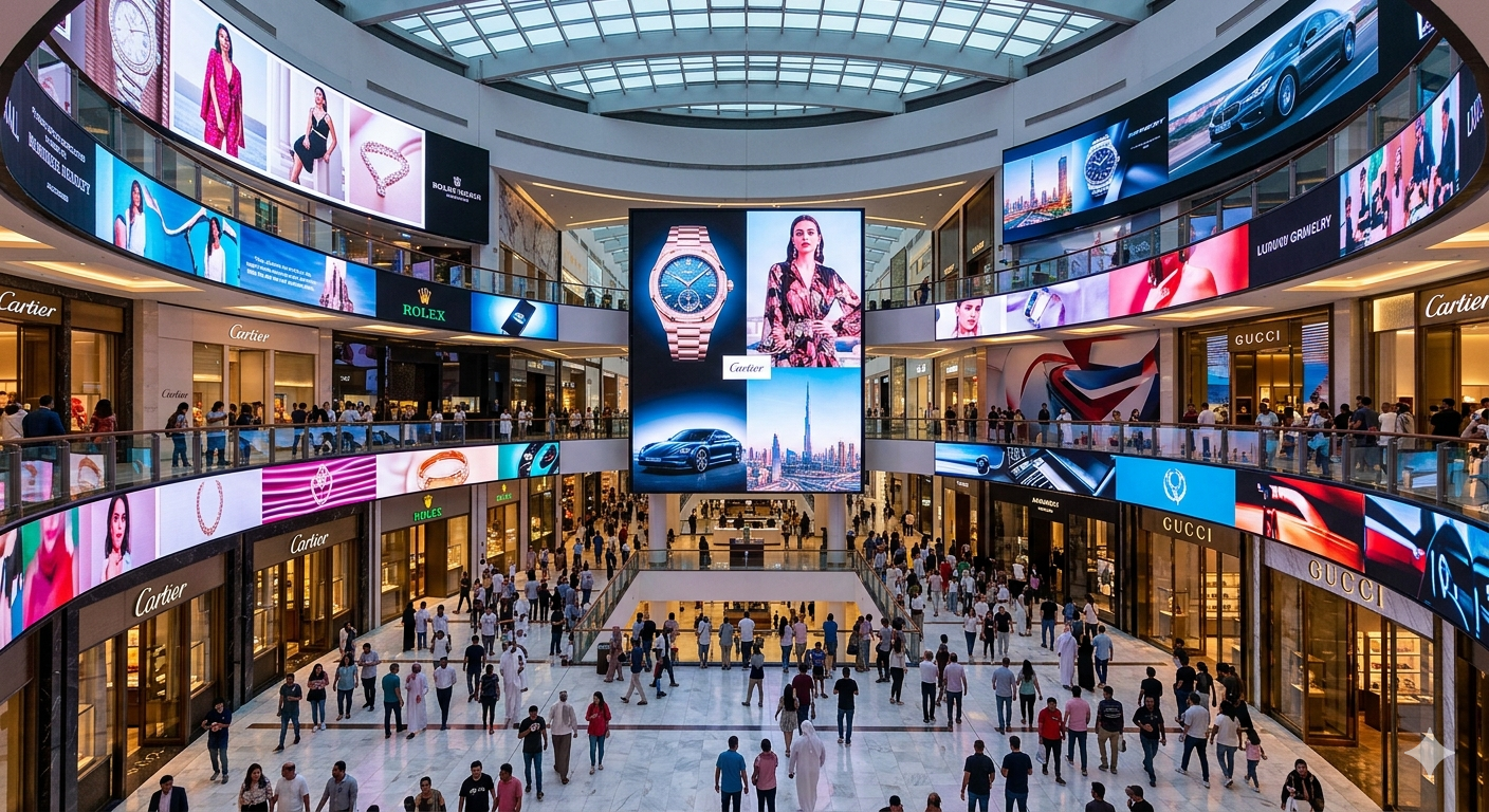 Advertise on Dubai Mall LED Screens