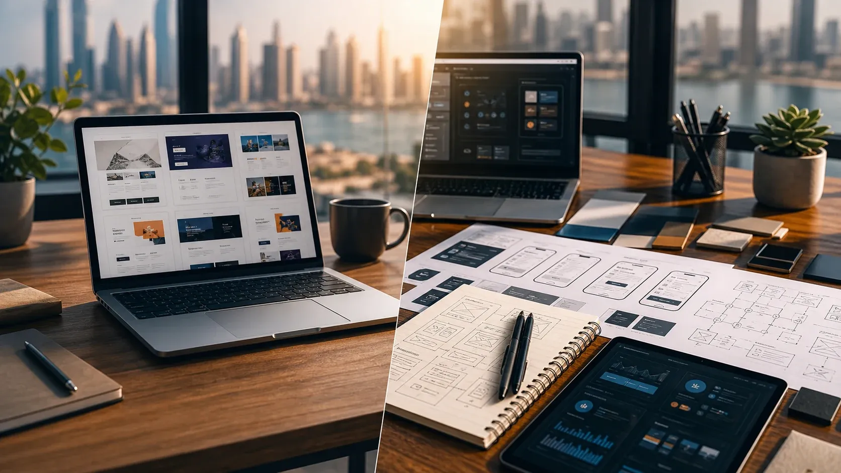 Common SEO mistakes Dubai businesses make illustrated on a laptop
