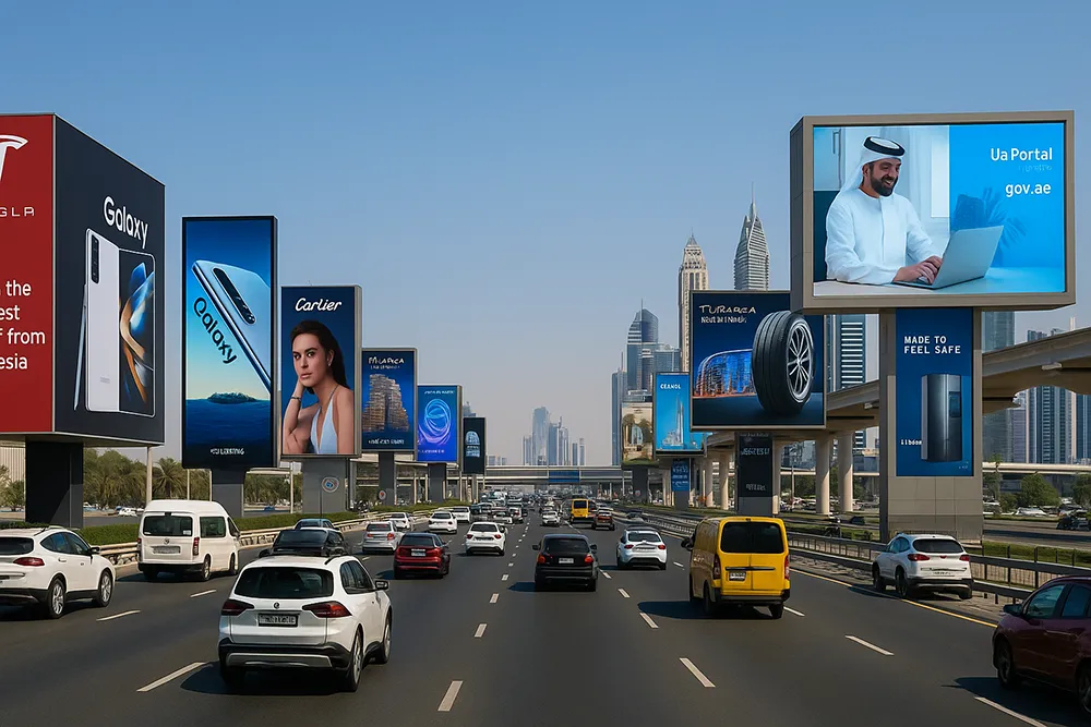 Sheikh Zayed Road Billboard Advertising: 2026 Costs by Stretch